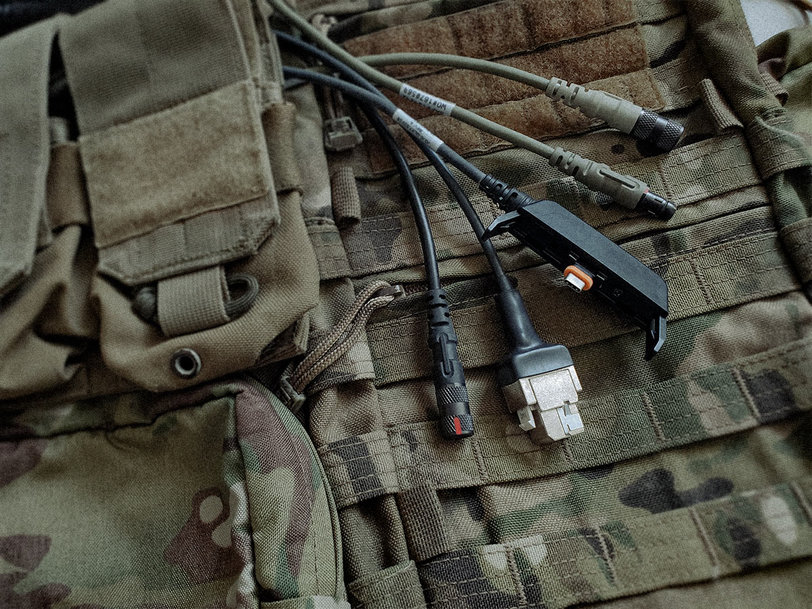 Fischer KEYSTONE™ Tactical Hub: Expanded cable assembly portfolio connects more soldier digital gear